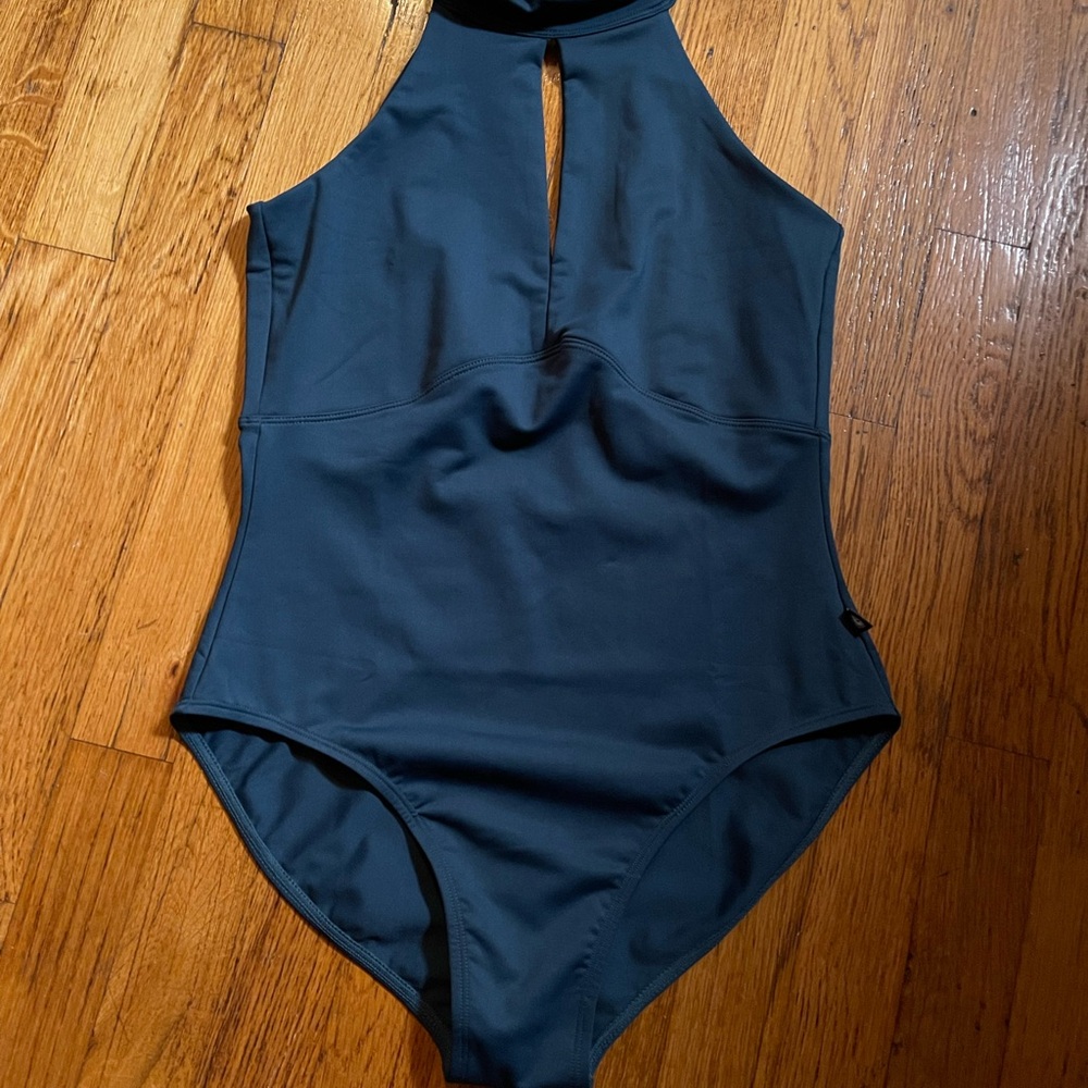 Bodile women’s leotard emerald green color - Picture 2 of 6